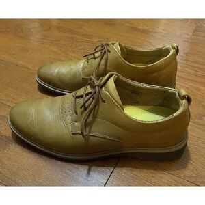 Amberjack The Original Brown Leather Oxford Comfort Shoes Mens Size 9 Portugal